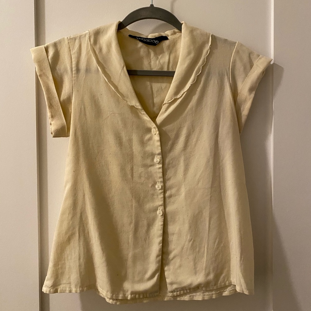 Vintage cream blouse